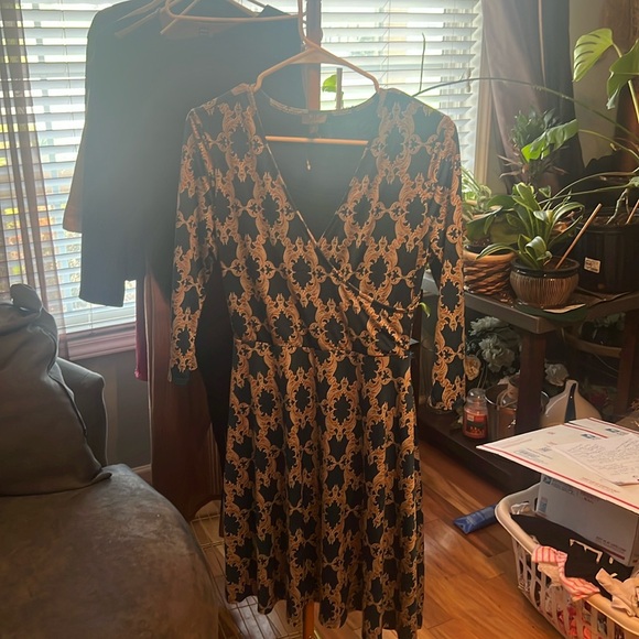 Mix by 41 Hawthorn small abstract print, front wrap dress,NWOT - Picture 3 of 8